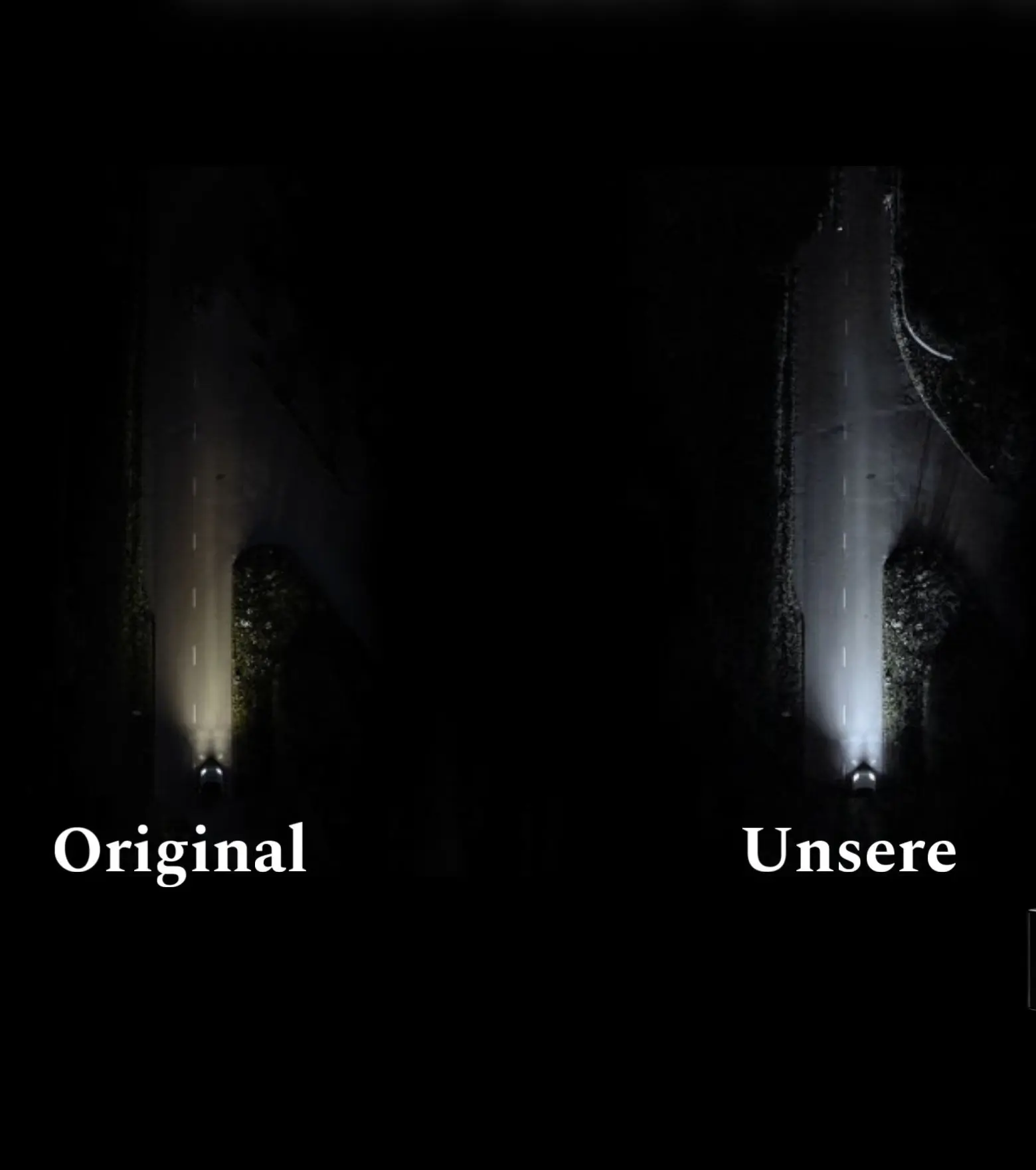 Mehr Fahrsicherheit im Dunkeln 